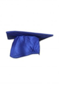 GGC01 custom design blue academic cap, graduation cap shop hong kong, mortar board supplier hk